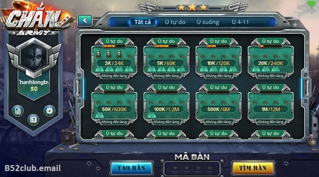 Sơ lược game Chắn B52club