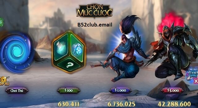 Các mức cược trong Liên minh huyền thoại tốc chiến B52club