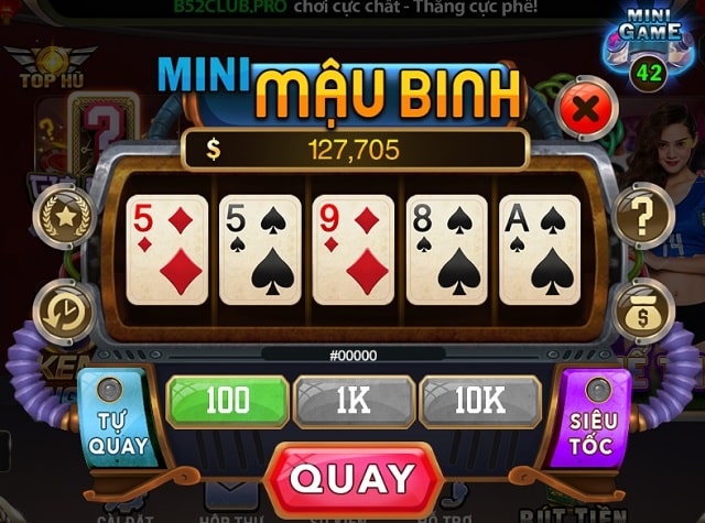 Luật chơi Mini Mậu Binh B52club