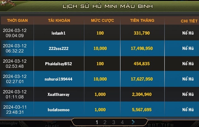 Lưu ý khi chơi Mini Mậu Binh tại B52club